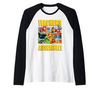 Marvel Avengers Teachers Assemble! First Day Back to School Camiseta Manga Raglan