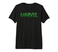 Marvel Avengers The Incredible Hulk Stylized Marvel Logo Camiseta Premium