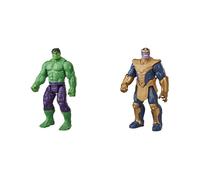 Marvel Avengers Titan Hero Series Blast Gear Deluxe Hulk Action Figure, 30-cm Toy, Inspired byMarvel Comics, For Children Aged 4 and Up,Green