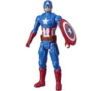 Marvel Avengers Titan Hero Series Blast Gear - Figura de 30 cm del Capitán América - Edad: 4 años en adelante