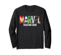 Marvel Avengers Vacation 2026 Matching Group Trip Logo Manga Larga