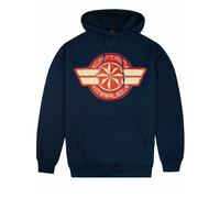 Marvel Azul Captain Marvel Sudadera con capucha Mujeres