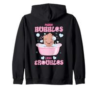Marvel Baby Groot Bath More Bubbles Less Troubles Self Care Sudadera con Capucha