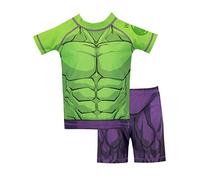 Marvel Bañador de Dos Piezas para niño El Increíble Hulk Verde 4-5 Años