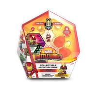 Marvel Battleworld: Series 2 Treachery at Twilight Mega Pack - Capitán Marvel (Incluye 5 Objetos de colección de héroes + 1 Exclusivo + 13 Tarjetas de Batalla) - Ideal para Mayores de 6 años