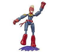 Marvel- Bend and Flex Figura Capitana 15 cm (Hasbro E78725X0)