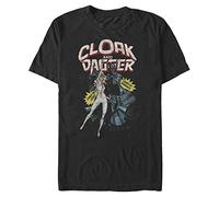 Marvel Big & Tall Classic Child of Darkness and Light Men's Tops Short Sleeve Tee Shirt, Black, 3X-Large