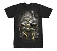 Marvel Big & Tall Classic Loki Men's Tops Short Sleeve Tee Shirt, Black, 3X-Large