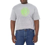 Marvel Big & Tall Classic Power of Hulk Men's Tops Short Sleeve Tee Shirt, Athletic Heather, Large