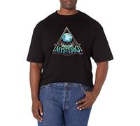 Marvel Big & Tall Mysterio Triangle Men's Tops Short Sleeve Tee Shirt, Black, 3X-Large