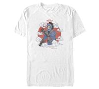 Marvel Big & Tall Shang-Chi Dealer of Death Men's Tops Short Sleeve Tee Shirt, White, 4X-Large