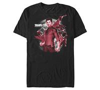 Marvel Big & Tall Shang-Chi Move List Men's Tops Short Sleeve Tee Shirt, Black, 3X-Large