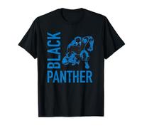 Marvel Black Panther Classic Comic Splatter Distressed T-Shirt