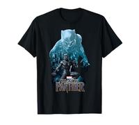 Marvel Black Panther Movie Wakanda City Silhouette Camiseta
