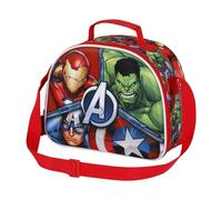 Marvel-Bolsa Portamerienda 3D, 25.5 x 20 cm, Multicolor Massive