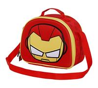 Marvel-Bolsa Portamerienda 3D, 25.5 x 20 cm, Rojo Iron Man