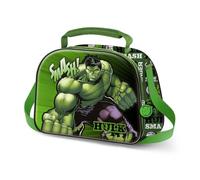 Marvel-Bolsa Portamerienda 3D, 25.5 x 20 cm, Verde Superhuman