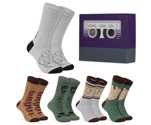 Marvel Calcetines Hombre Divertidos Talla 40-45 Pack Regalo 5 Pares Calcetines Superheroes Hombre Spiderman Avengers Regalos Frikis para Hombres (Beige/Multicolor, 40/45 EU)