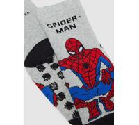 MARVEL, Calcetines Infantiles Gris Mezcla De Algodón, Niño, Gris/azul, Talla: 31/33