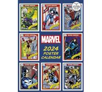 Marvel - Calendario 2024 con vista mensual, 30 cm x 42 cm, regalo para niños y mujeres, producto oficial