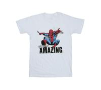 Marvel Camiseta Amazing de Spiderman de Algodón Niñas (BI26457)