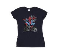 Marvel - Camiseta Amazing de Spiderman de Algodón para Mujer