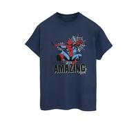 Marvel Camiseta Amazing de Spiderman de Algodón para Mujer (BI34292)