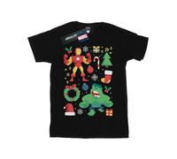 Marvel Camiseta Christmas Day de Iron Man y Hulk para Hombre (BI43435)