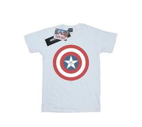 Marvel Camiseta Civil War de Capitán América Escudo para Hombre (BI20789)