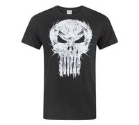 Marvel Camiseta con logo de The Punisher Logo para hombre (NS4138)