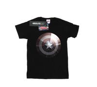 Marvel Camiseta de Capitán América Brillante para Hombre (BI6091)