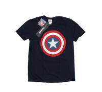 Marvel Camiseta de Capitán América Escudo para Hombre (BI5503)