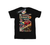 Marvel - Camiseta de Capitán América y Halcón Portada de Cómic para Hombre