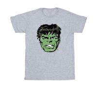 Marvel - Camiseta de Hulk Cara para Hombre
