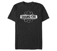 Marvel Camiseta de Manga Corta con Logotipo de Shang-chi, Negro, L Unisex Adulto