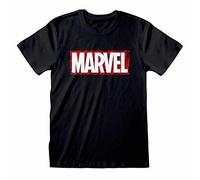 Marvel Camiseta de Manga Corta Unisex Negro - Marca EAN: 5055910377266 - Talla: XL