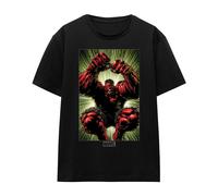 Marvel Camiseta de Red Hulk Ataque para Adultos Unisex (TV19274)