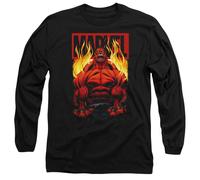 Marvel Camiseta de Red Hulk Fuego para Adultos Unisex (TV15005)