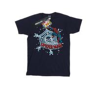 Marvel Camiseta de Spiderman Navidad de Algodón para Mujer (BI34247)
