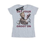 Marvel Camiseta Guardians Of The Galaxy Get Your Groot On de Algodón (BI22555)