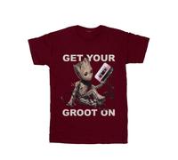 Marvel - Camiseta Guardians Of The Galaxy Get Your Groot On de Algodón para Muj