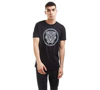 Marvel Camiseta Hombre con el símbolo de la Pantera Negra, Talla L, Reino Unido