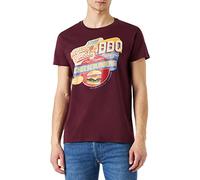 Marvel Camiseta Hombre, Granate, XXL