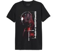 Marvel Memagagts009 Camiseta, Negro, L para Hombre