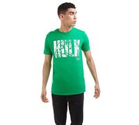 Marvel Camiseta Hulk Text Hombre, Color Verde irlandés, Talla XXL