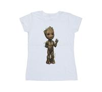 Marvel Camiseta I Am Groot Ondas de Algodón para Mujer (BI30512)