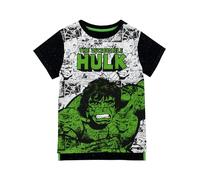 Marvel Camiseta Increíble Hulk Camiseta Niño |Superhéroe Camisetas Niño Multicolor 8-9 años