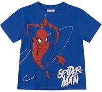 Marvel Camiseta Infantil Spiderman | Camiseta de Algodón de Manga Corta con Personaje Oficial de, Spiderman, 7-8 Años