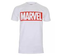 Marvel Camiseta Logotipo para Adultos Unisex (BI116)