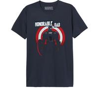 Marvel Memarcots314 Camiseta, Azul Marino, 3XL para Hombre